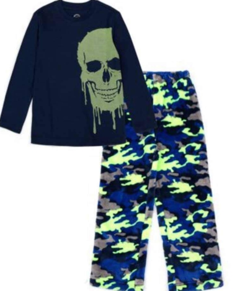 New Wonder Nation 2 piece fleece pj set